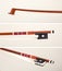 Red violin bow