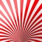 Red volumetric striped background. Cone. Red and white perspective spiral wallpaper. Funnel. Not trimmed, edges under