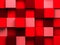 Red Wall Cube Blocks Background