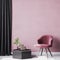Red wall interior mockup for Stylish reading corner area. black wooden chair and curtain, Styled stock photography. home decor . t