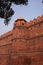 The red walls of the Lal Quila, Red Fort in Delhi