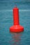 Red warning buoy