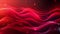 Red wave: dynamic abstraction pulses in vibrant animation.