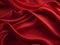 red waving cloth beautiful elegant silk generative ai