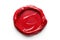 Red Wax Seal Background, Traditional Symbol of Authenticity and Formality.