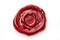 Red Wax Seal With Flower, An Elegant Symbol of Authenticity and Beauty