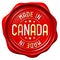 Red wax seal - made in Canada