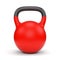 Red weight kettle bell