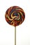 Red whirly lollipop
