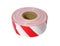 Red and white barrier tape