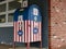 Red, White and Blue American Flag Depository Box