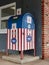 Red, White and Blue American Flag Depository Box