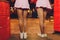 Red, White, and Blue Cheerleader Pom Poms.