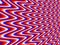 Red-white-blue rippled fractal background
