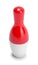 Red and White Bowling Pen