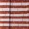 Red white bricks wall. Abstract  blocks wallpaper