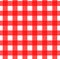 Red and white checked pattern