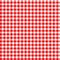 Red and white checked tablecloth pattern checkered picnic