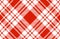 Red White Checkered Gingham Buffalo Lumberjack tartan plaid pattern background.