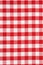 Red and White Checkered Tablecloth Background
