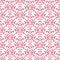 Red and white damask stylized seamless pattern, vector