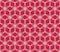 Red and white floral japanese background. Sakura flowers vector seamless pattern, traditional asian design