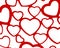 Red and white heart set background backdrop wedding valentine love romance design