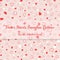 Red and white hearts seamless pattern valentines texture