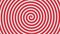 Red and white hypnotic circle