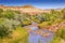 Red White Mountain Fremont River Capitol Reef National Park Utah