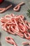 Red and White Peppermint Mini Candycanes