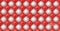 Red and white quilted seamless background with hearts