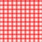 Red white rectangle lines gingham cloth, tablecloth, background, wallpaper, fabric, texture pattern vector illustration