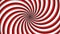 Red and white rotating hypnosis spiral