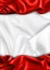 Red and white satin fabric background