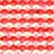 Red and white scales watercolor background
