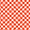 Red and white seamless checkered tablecloth