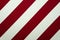Red and white striped canvas texture