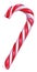 Red and white striped christmas sweet lollipop stick