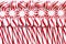 Red and White Striped Peppermint Candies