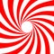 Red white swirl abstract vortex background. Vector