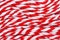 Red and white yarn background