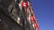 Red window shutters details of gouda city hall center