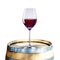 Red Wine on Barrel