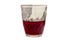 red wine in glass Cup on white isolated background