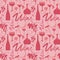 Red wine pattern