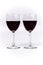 Red Wine in two glasses side by side
