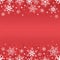 Red winter banner