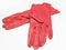 Red women gloves