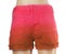 Red women jeans shorts. Back